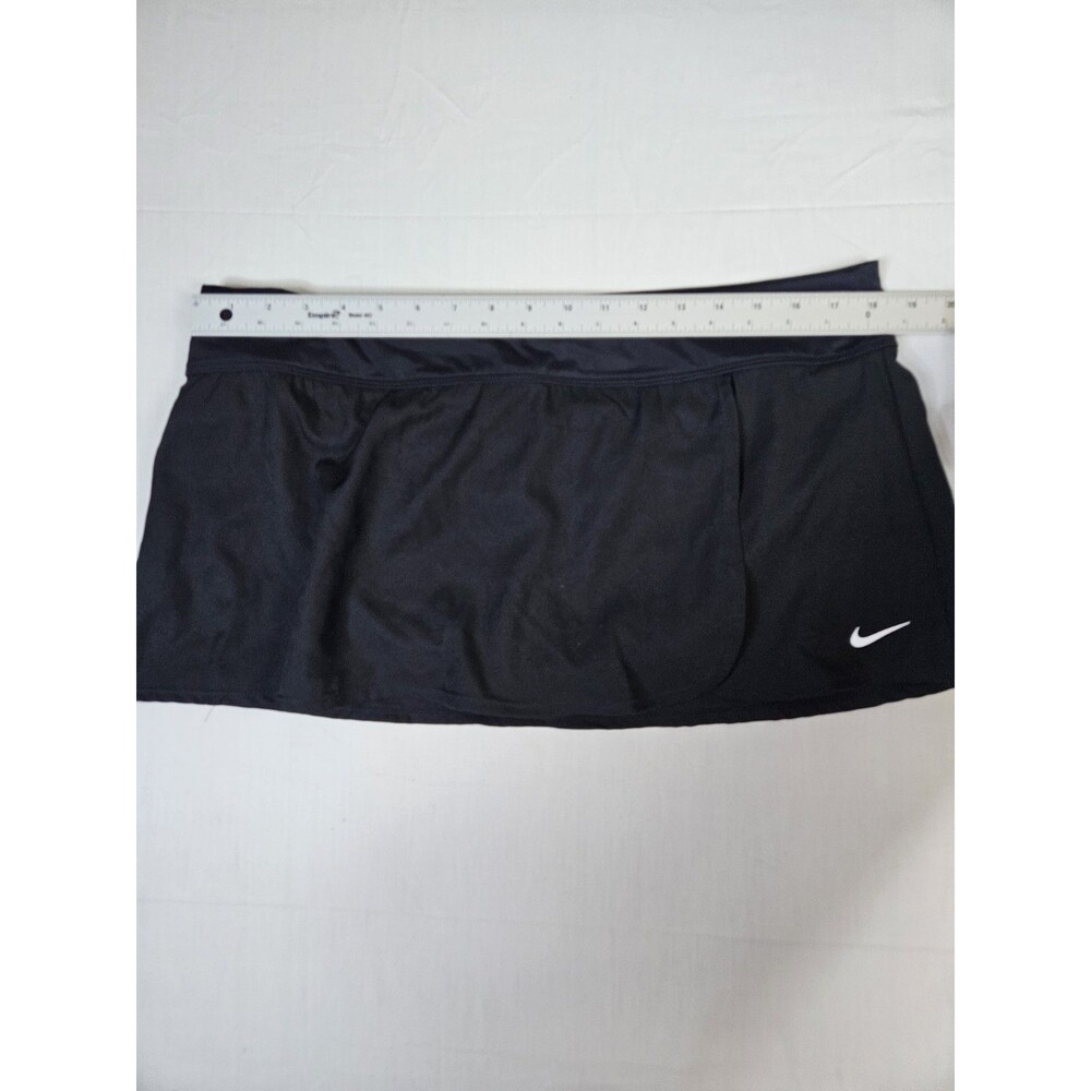NIKE Swim Skirt Women's Size XL Black Solid Board Activewear Lined Skort - Picture 4 of 13